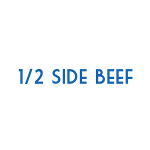 1/2 Side Beef
